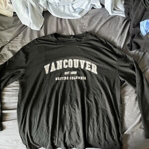 vancouver t-shirt, long sleeve